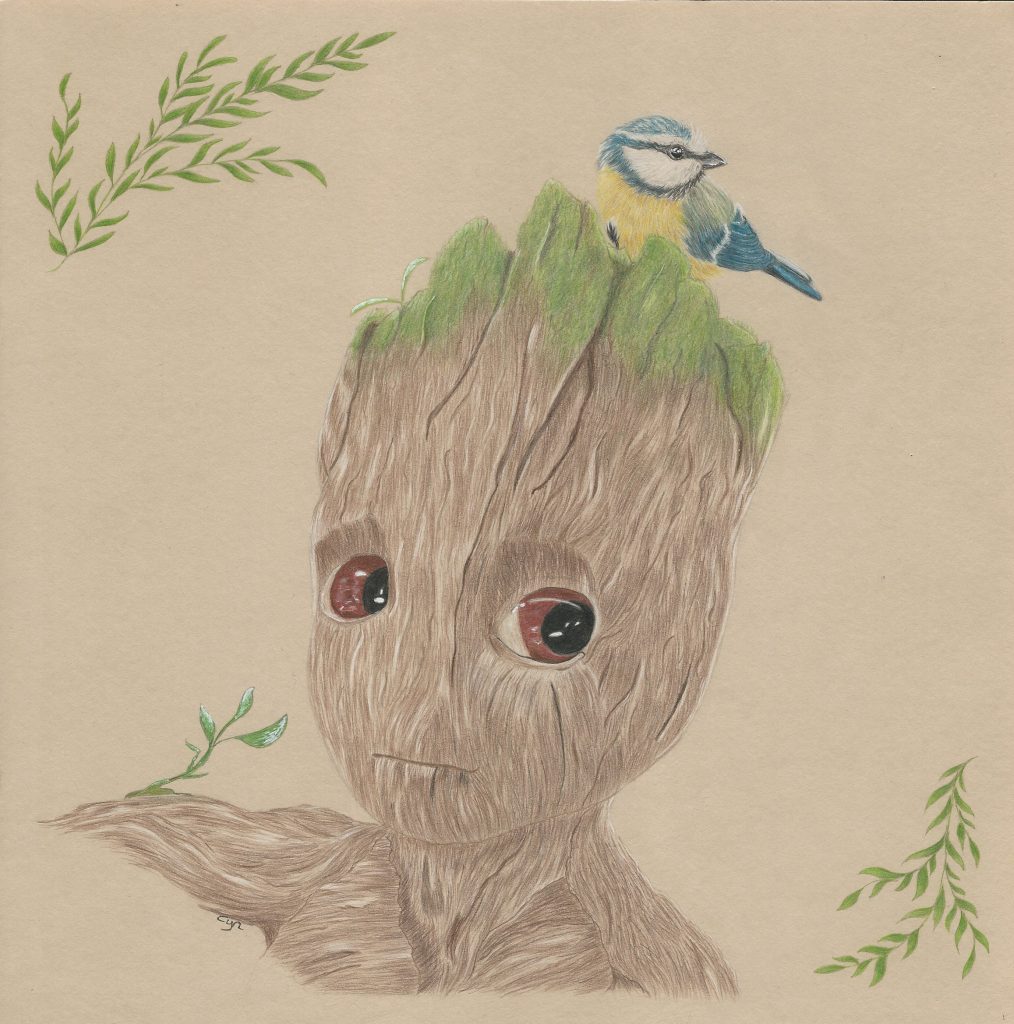 illustration Groot gardiens de la galaxie