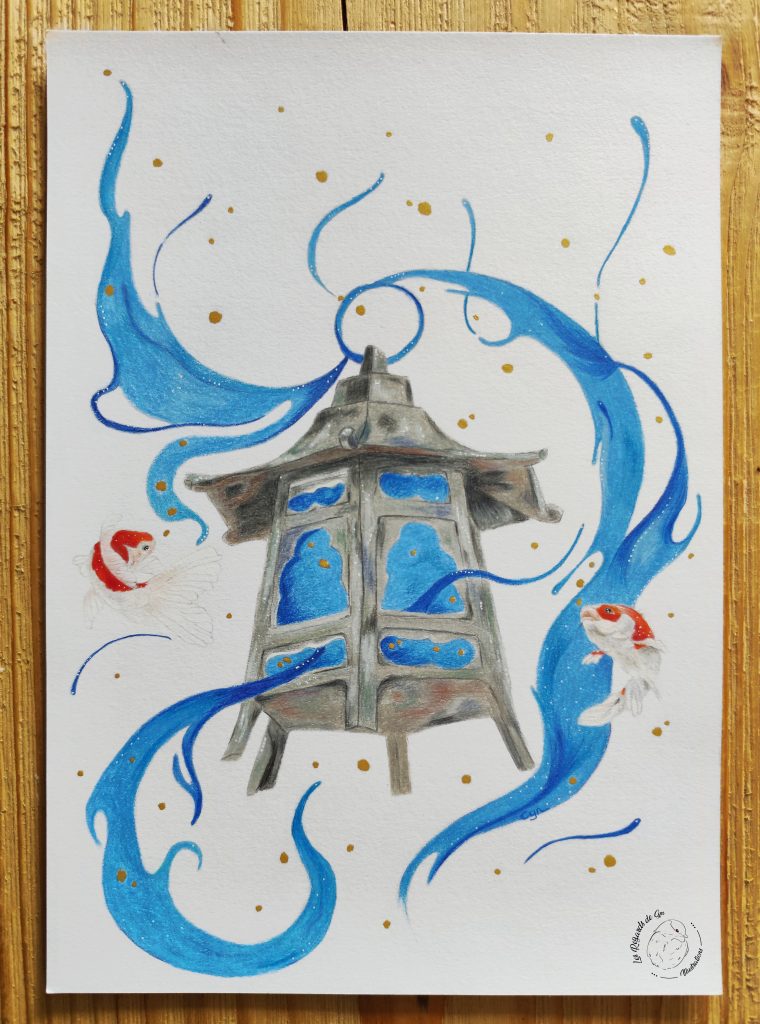 illustration carpes Koï