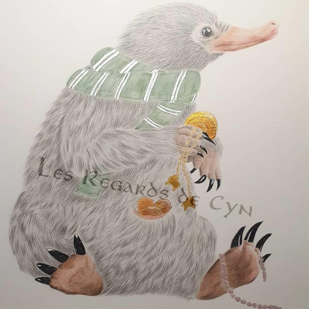 Illustration Niffleur Les animaux fantastiques